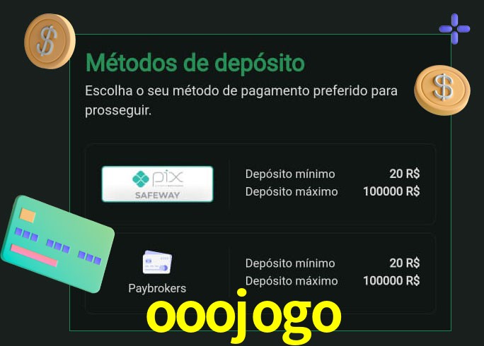 O cassino ooojogo oferece uma grande variedade de métodos de pagamento